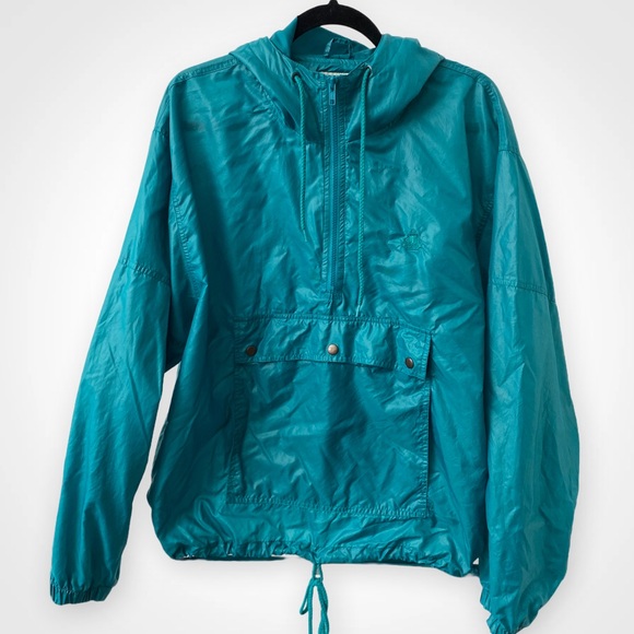 IZOD Windbreaker Pullover Jacket Turquoise - Men’s Small - Picture 2 of 10